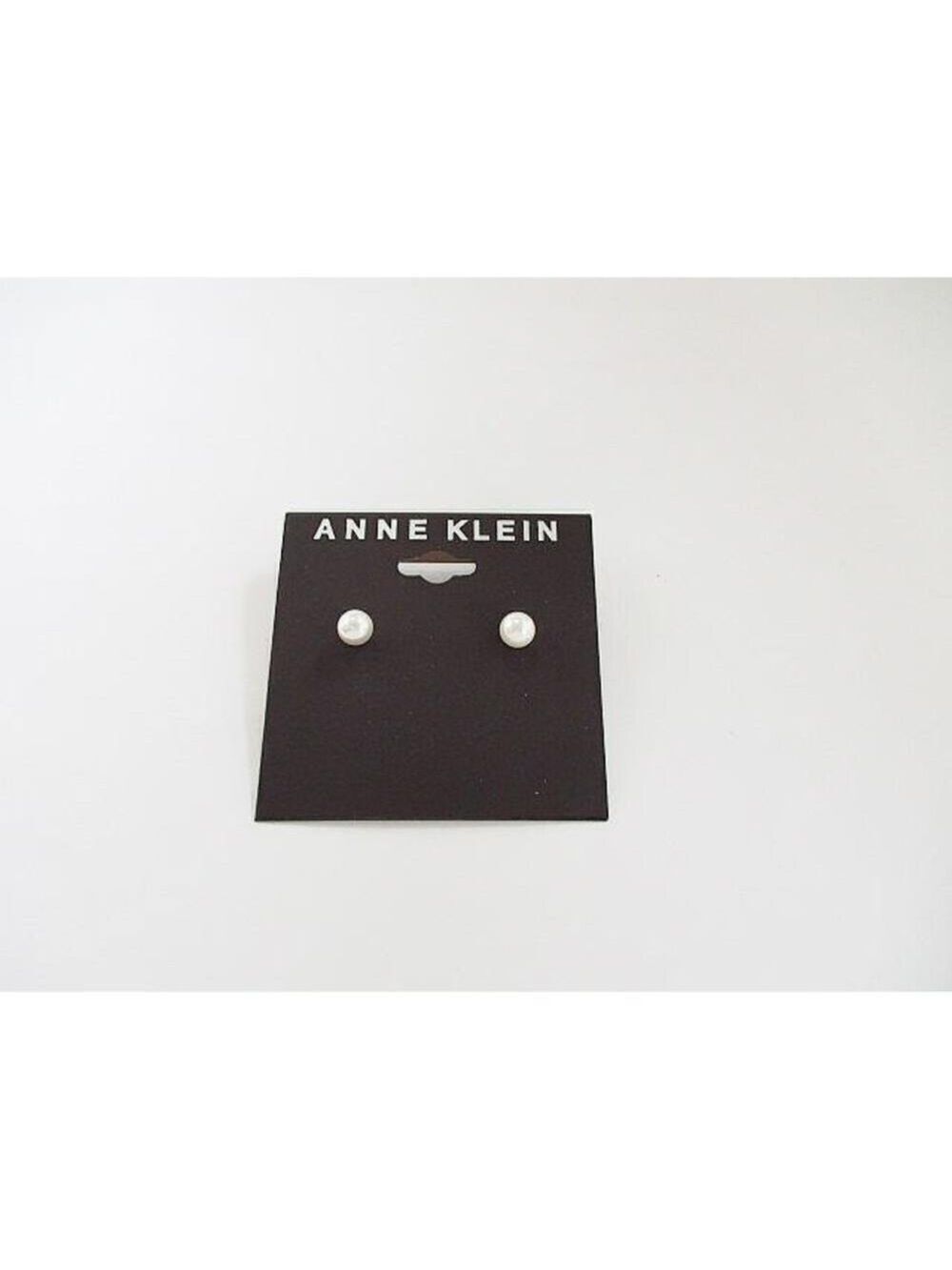 NWT Anne Klein 8mm Faux Pearl Stud Earrings